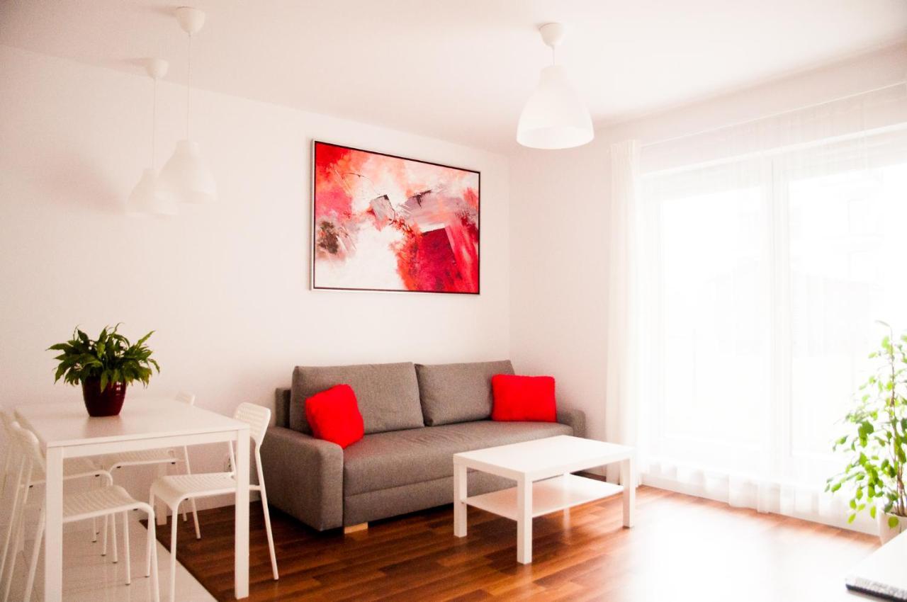 Apartament Rosso Лодзь Экстерьер фото